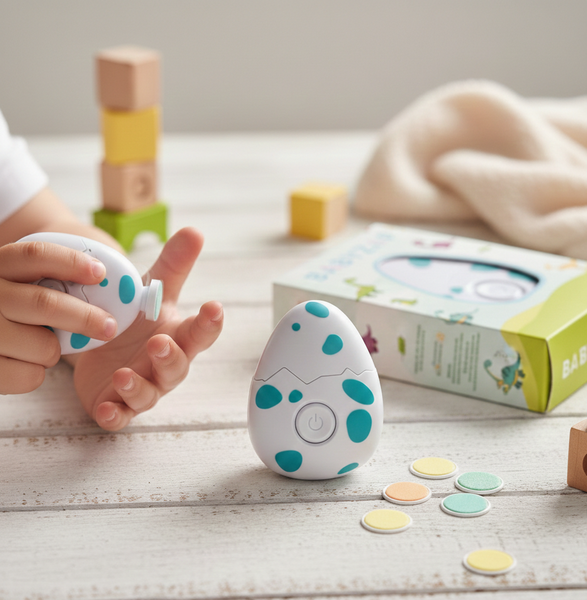 Elektrische Baby Nagelvijl – Fluisterstil & Draadloos | Babyzap®