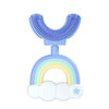 U-vormige Kindertandenborstel 2-7 jaar – Blauw | Babyzap®