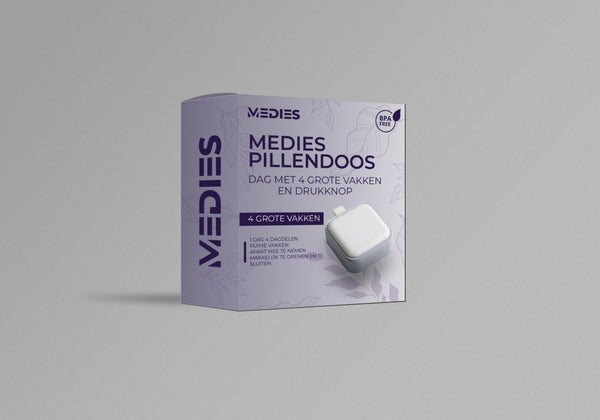 Pillendoos 1 Dag – 4 Vakken | Medies®