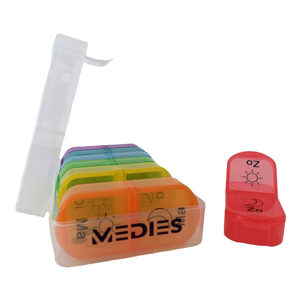 Pillendoos 7 Dagen – 2 Vakken per Dag (NL) | Medies®
