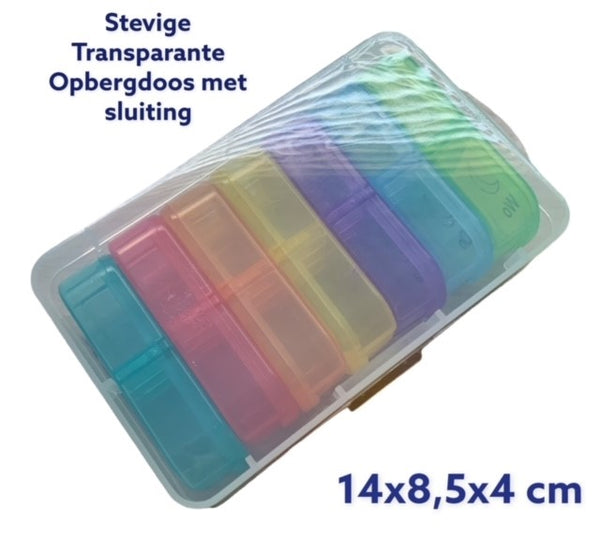 Pillendoos 7 Dagen – 2 Vakken per Dag (NL) | Medies®