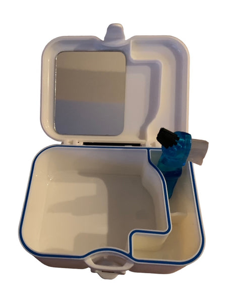 Luxe Waterdichte Prothesedoos met Borstel & Spiegel | MEDIES®