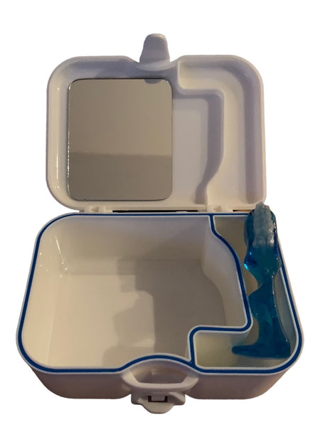 Luxe Waterdichte Prothesedoos met Borstel & Spiegel | MEDIES®